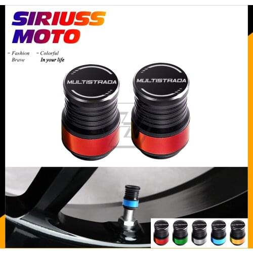 Motorcycle Accessories Wheel Tire Valve Caps Covers Case for Ducati Multistrada 950 1200 1260 V4