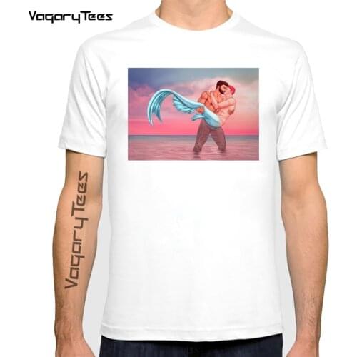 Man Summer Casual Love is Love Tshirt High Quality Aesthetic Cool Pride Lgbt Gay Love Fishing for love Design Print T-shirts