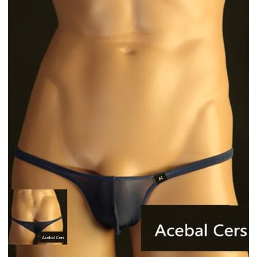 Acebal Cers 2019 TM Mens Underwear Mens G-string low-waisted underwear Super sexy nylon underwear fashion comfortable underwea