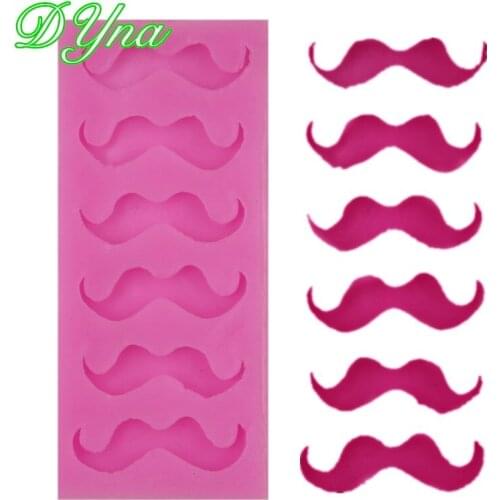 New Product Mustache Fondant Cake Silicone Mold Chocolate Mold DIY Cake Baking Decoration Mold A1694