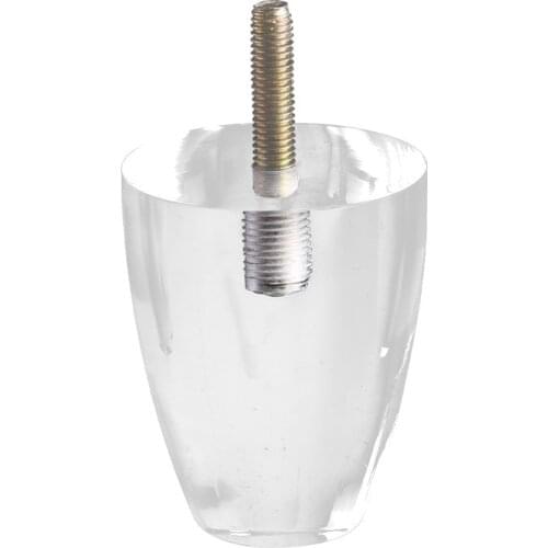 4PCS Acrylic Crystal Furniture Legs Transparent Cabinet Feet Support Foot for Sofa Tables Chairs Furniture Bracket Accessories