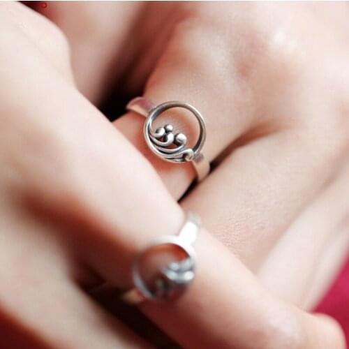 Creative Personality Couple Rings for Men and Women Charm Girl Mountain Ring Jewelry Lover Gift Drop Shipping Gift