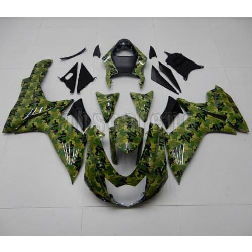 Full Fairings for Suzuki GSXR600 K11 2011 - 2021 12 13 14 15 16 17 18 19 20 GSXR750 ABS Plastic water transfer army green