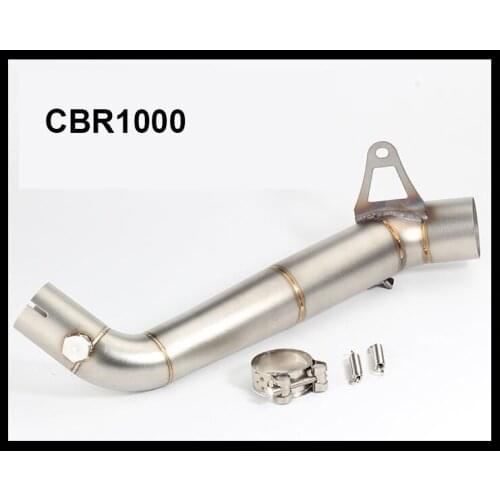Motorcycle Exhaust middle pipe Connect Pipe Muffler Escap link pipe middle section adapter pipe for HONDA CBR 1000 CBR1000 08-16
