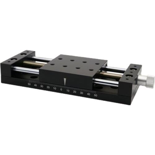 X single axis displacement table 40A-DB95 Manual Linear Stage Translation Displacement Platform Station 40x25mm Platform Size