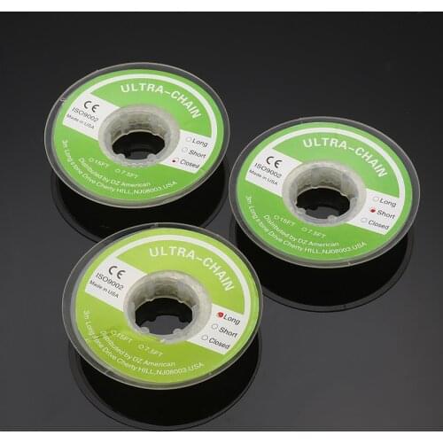 Dental Rubber Chain Orthodontic Elastic Clear 300cm Ultra Power Chain Rubber Band Materials High Strength Rubber Oral Care Tool