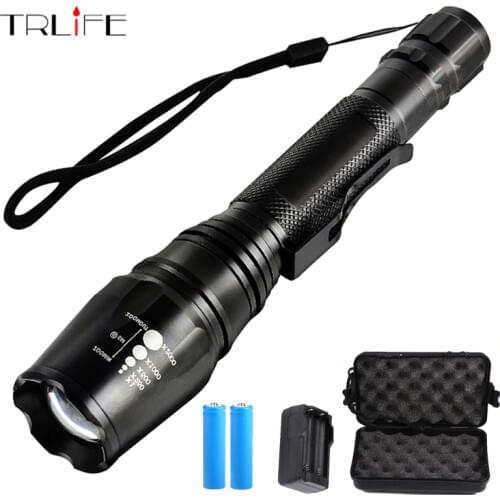 LED Flashlights X800 Torch led Lamp L2 T6 Lamp Beads Zoomable G700 LED torch For camping hunting aluminum Flash light