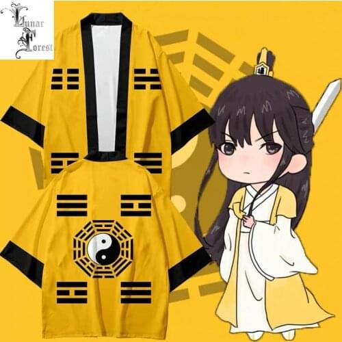 2021 3D Eight Trigrams Printing Japanese Kimono Haori Yukata Cosplay Women/Men Fashion Summer Casual Short Sleeve Streetwear