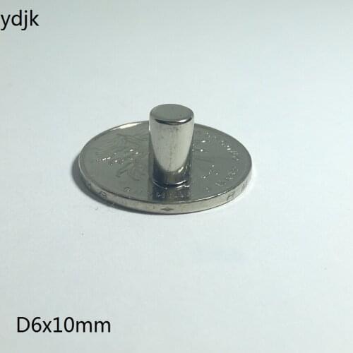10 20 50 100PCS/LOT Magnet 6*10 Disc Neodymium MAGNET 6x10 strong mm N35 NdFeB Magnets 6 x 10