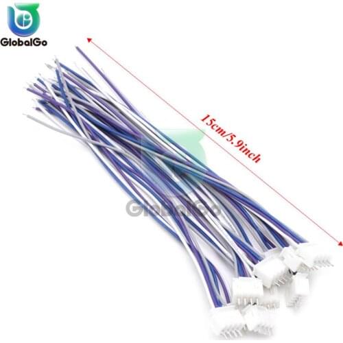 5pcs/Lot 150mm JST 3S1P 4 Pin Connector RC Lipo Battery Balance Charger Plug JST Cable Male Connectors For Drone Quadcopter