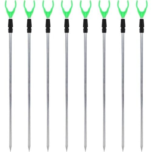 8PCS Adjustable Metal Fishing Rod Holder Fixed Frame Fishing Rod Bracket Fishing Supplies