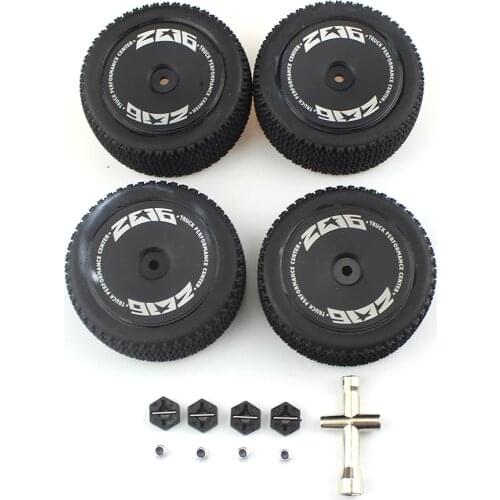 RC Car Tires Hexagonal Wheel Seat Iron Shaft Lock Nut Sleeve Fittings Set For WLtoys 1:14 Remote Control Vehicle 144001 LY-1407