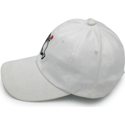 Men Women Baseball Cap Cotton Hand Rose Embroidered Adjustable Summer Sunscreen Cap JL
