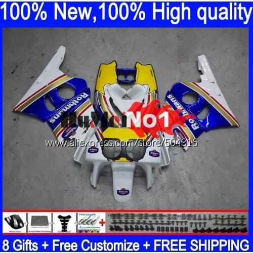 CBR400 RR For HONDA CBR 400 RR 400RR 1988 1989 1990 1991 1992 1993 136MC.9 CBR400RR NC23 88 89 90 91 92 93 Rothmans Blue Fairing