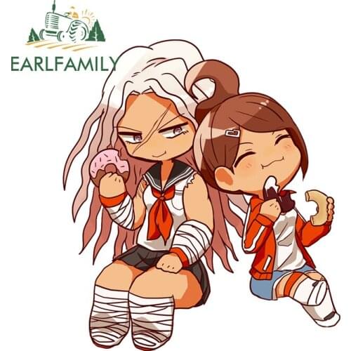 EARLFAMILY 13cm x 11.7cm for Sakura Oogami Aoi Asahina Car Sticker Surfboard Windshield Decal Waterproof Sunscreen Car Styling