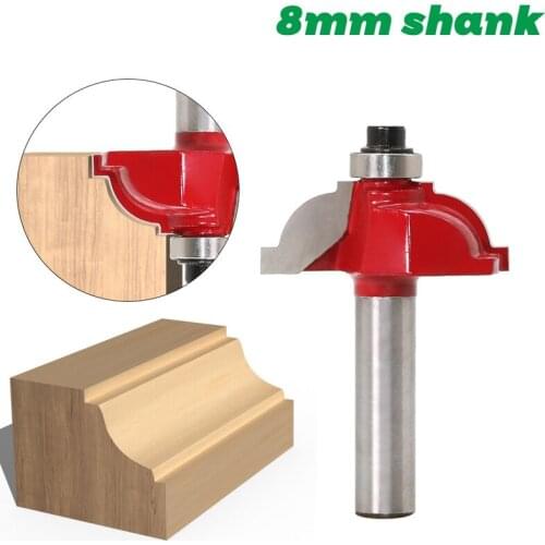 1Pcs 8mm Shank Classic Cabinet Line Knife Router Bit Wood Trimming Milling Cutter for Wood Woodorking Machine Tools