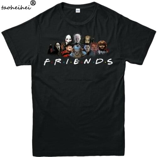 Halloween Horror T-ShirtInspirwbr ed By Friends Scary pennywise Annabelle Scary Top