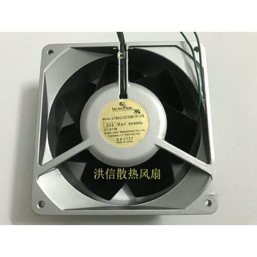 IKURA UTMA2-U2750M-TP-31S AC 220V 37W 140x140x50mm 2-Wire Server Cooling Fan