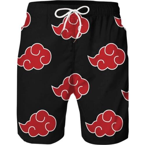Halloween Costumes for Akatsuki NARUTO Cosplay Shorts Uzumaki Naruto Costume Bleach Sports Shorts for Men M-2XL