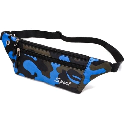 Men Women Camouflage Pockets Outdoor Sports Waist Packs Personal Ultra-light Anti-theft Mobile Phone Bag Waterproof Chest Bag