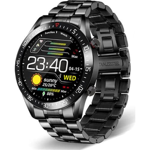 2021 New Bluetooth Call Smart Watch Men Sport Waterproof Multifunction Full Touch Screen Steel Band Smartwatch For Xiaomi Huawei