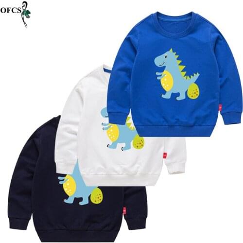 New Hot！ Children Pullover Sweatshirts Boys Girl Kids T-shirt Tops Spring Fall Toddler Full Cotton Sweatshirt Unisex Knit jumper