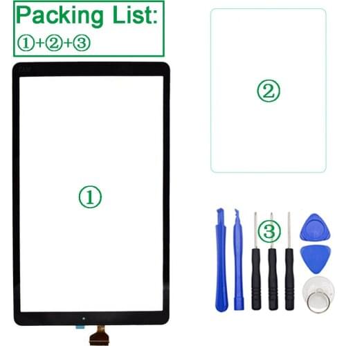 1Pcs Touch Screen Digitizer Front Glass Outer Panel For Samsung Galaxy Tab A 10.5 T590 T595 T597 Replacement