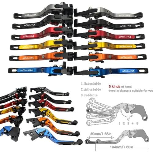 SEMSPEED For Kawasaki VERSYS 300X 2017-2019 2020 Motorcycle CNC Foldable Extendable Brake Clutch Levers Handle Grips Bar Ends