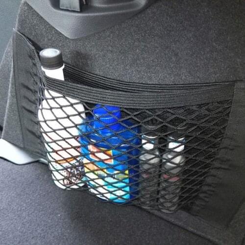 Car Back Rear Trunk Storage Bag Mesh Auto Organizer Elastic String Net Pocket Bag