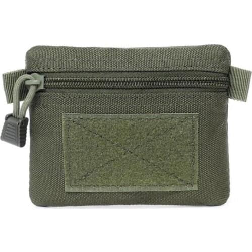 Outdoor EDC Molle Pouch Wallet Waterproof Portable Travel Zipper Waist Bag for Outdoor Camping Hunting Nylon Bag Dropshipping
