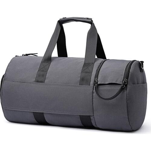 Waterproof Gym Travel Bag for Men 2020 Outdoor Sports Handbag Women One Shoulder Bag Portable Travel Duffle Can Be Inserted Rod