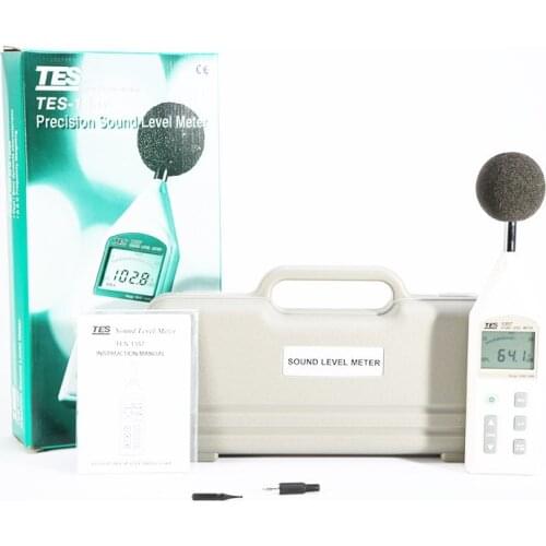 TES-1357 Portable digital Sound Level Meter 30dB to 130dBd test