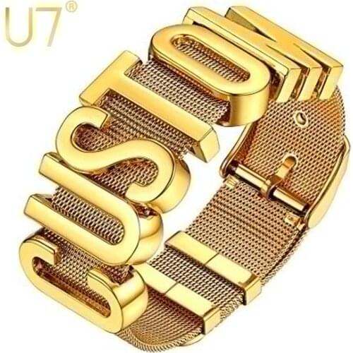 Персонализированные браслеты U7 China At AliExpress