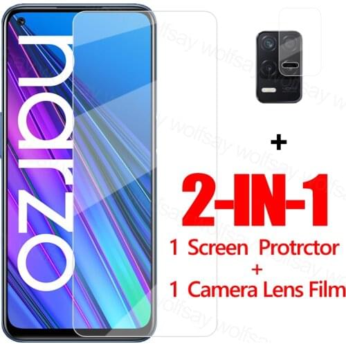 Screen Protector For Realme Narzo 30 5G Glass For Realme Narzo 30 5G Tempered Glass Protective Phone Film For Realme Narzo 30 5G