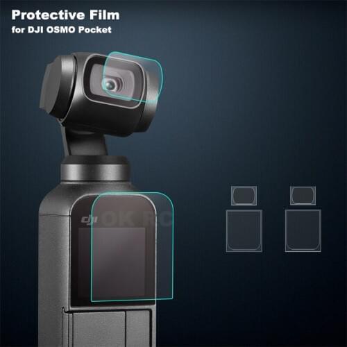 Protective Film for DJI OSMO Pocket Glass Fiber Screen Film Gimbal Camera Lens Protection Film Kit DJI OSMO Pocket Accessories