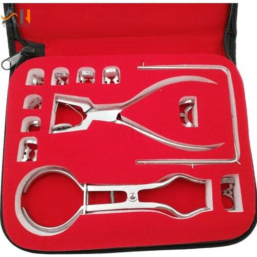 1 Set Teeth Care Dental Dam Perforator Hole Puncher Dental Rubber Dam Puncher For Dental Lab