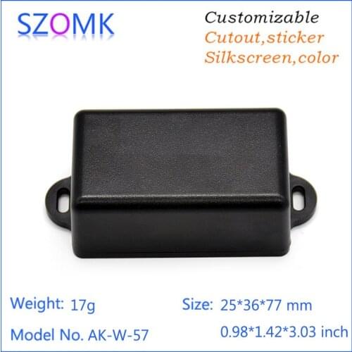 1 piece, 25*36*77mm new design szomk plastic shell enclosure for pcb control box diy small plastic equipment enclosure casing