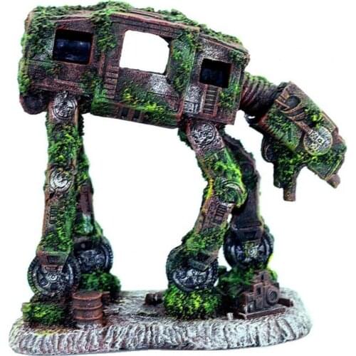 15 Cm Long Handicraft Decorations Landscaping Ornament Dog Shape Design Exquisite Aquarium Decor Model Crafts for Fish Tank