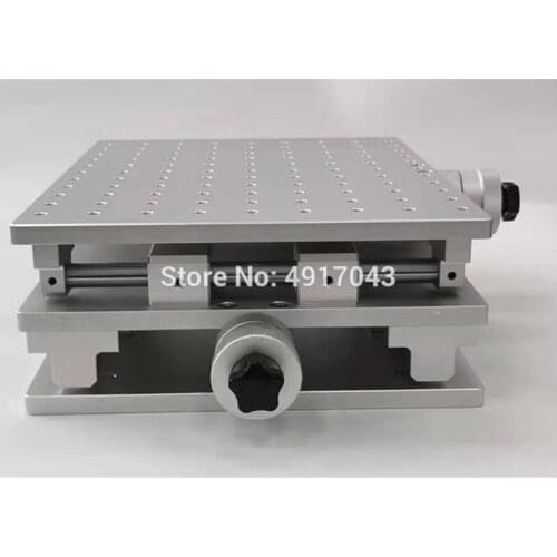2D Worktable 2 Axis Moving Aluminum Workbench DIY Working Part Fiber CO2 Laser Marking Engraving Machine Factory Direct Supply