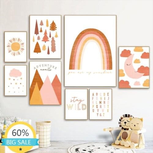 5D DIY Diamond Painting Sun Rainbow Cloud Tree Alphabet Cross Stitch Kits Full Drill Diamond Embroidery Mosaic Home Decor Gift