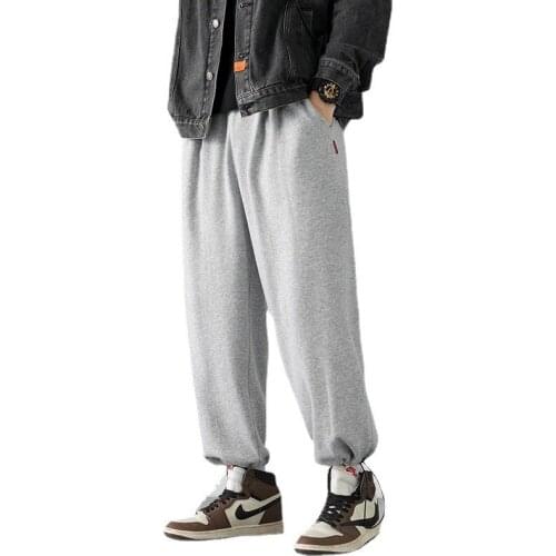 Fashion Casual Sweatpants Pants Mens 2021 Spring Summer New Youth Hip-hop Tide Sports Loose Simple Straight Streetwear Trousers