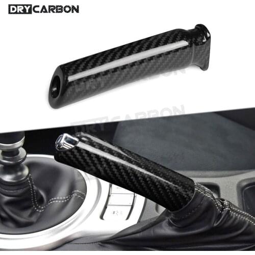 For Toyota GT86 FT86 ZN6 For Subaru BRZ 2013-2020 Car Handbrake Cover Hand Brake Carbon Fiber Trim Case Car Accessories