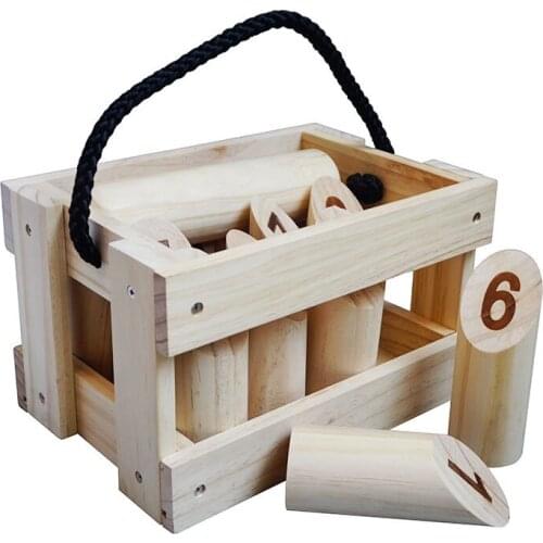 Wooden Throwing Game Set Number Block Tossing Fun Game Toy Family Games For Outdoor Yard Beach Backyard