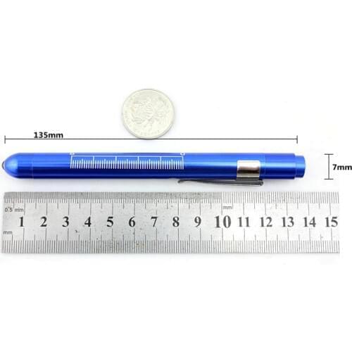 Doctor Nurse Medical Flashlight Pupil Pen Portable Light Oral Ear Nose And Throat Led Check Commonly Used White Yellow Double