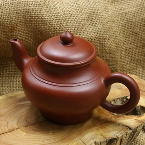 Huang Long Shan Rude Ore Dahongpao Pot Filter Xishi Teapot 230ml Wangping Handmade Purple Clay Customized Gifts Authenti