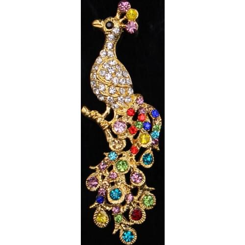 Creativity Peacock Brooch Jewelry For Women/men Fashion Jewelry Brooch Pins Metal Scarf Wedding Gift Diy Jewellery Accessories