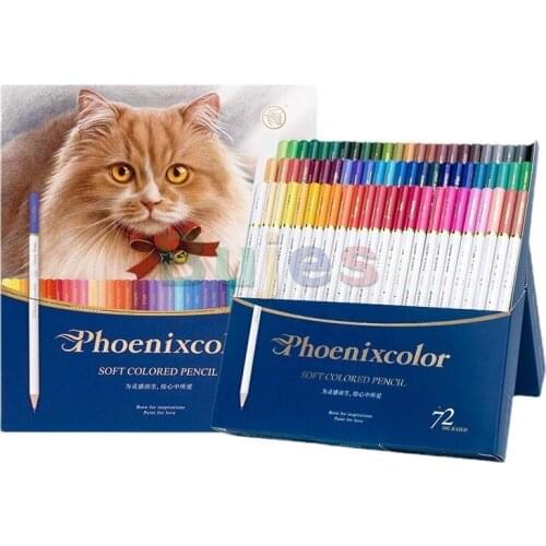 36 48 72 Color Pencils Wood Colored Pencils Set Oil Drawing Sketch For Colored Pencils School Gifts for kids Art Supplies