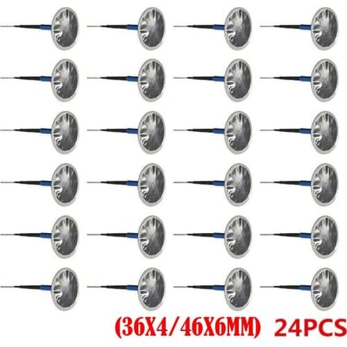 24Pcs 4mm/6mm Car Truck Tyre Puncture Repair Tubeless Wired Mushroom Plug Patch Kit For Vehicles Car Motorcycles Tyre Puncture