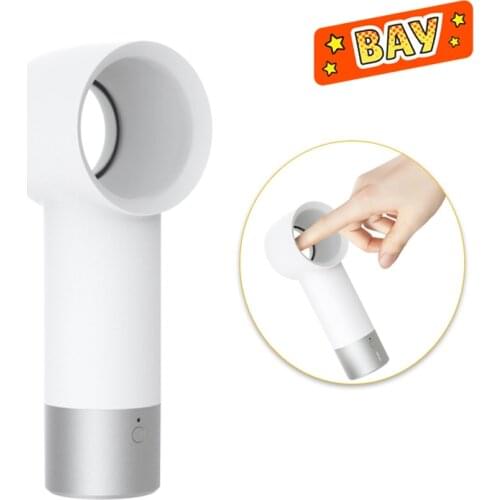 Portable Wireless Bladeless Fan Cordless Fans Air Cooler Fan Mini Handheld Fan Mini Cooler Fan Air Conditioner Handy Fan