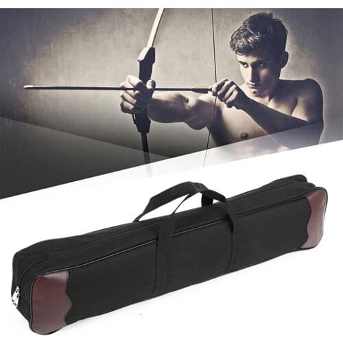 Hunting Bow Bag Outdoor Sports Portable Archery Bow Bag Canvas Material Archery Equipment Supplies Accessories